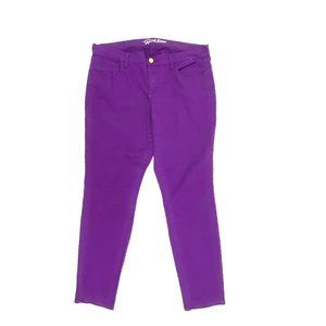 Old Navy The Rockstar Skinny Women's size 16 Purple Denim jeans